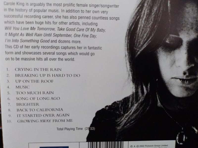 CD - Carole King - The Early Years -