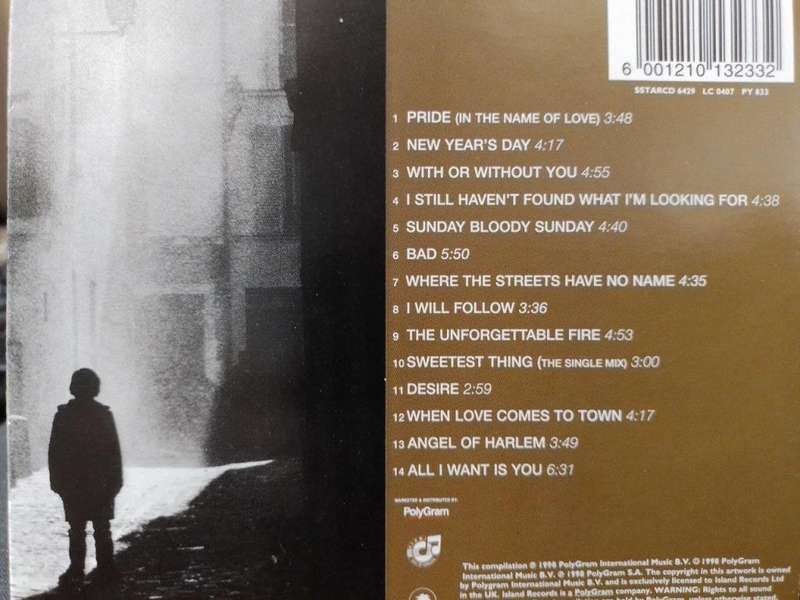 CD - U2 - The Best of 1980 - 1990 - SSTARCD 6429