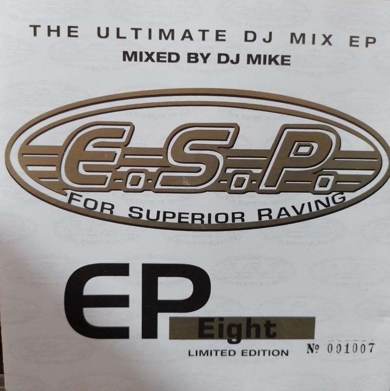 CD - E.S.P for Superior Raving - EP Eight Limited Edition (No 1007)