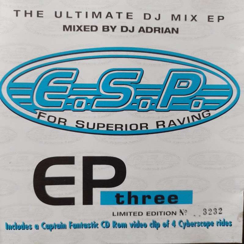 CD - E.S.P for Superior Raving - EP Three Limited Edition (No 3232)