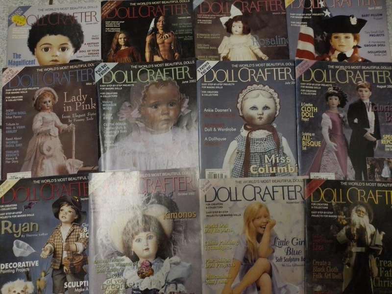 Doll Crafter 2002 complete set 12 Issues Jan - Dec