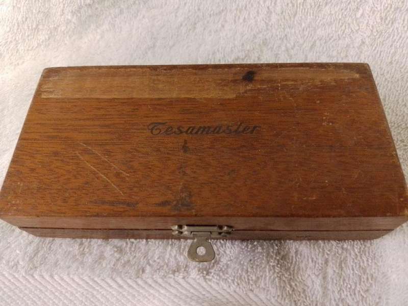 Vintage Tesamaster TESA in Original Wooden Box