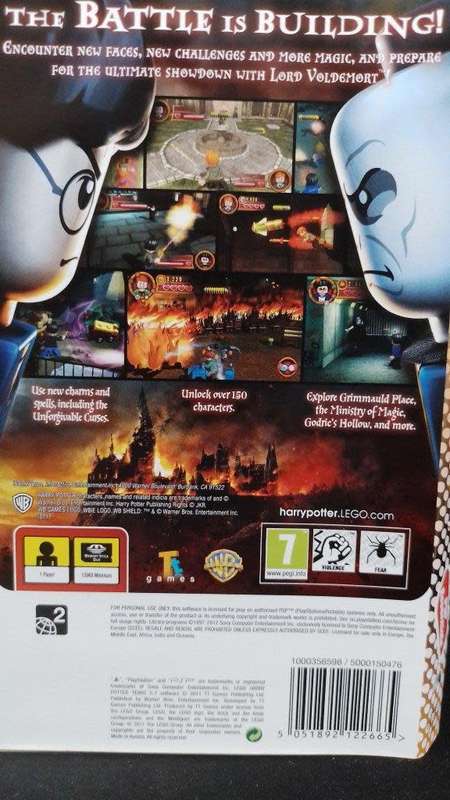 Psp harry potter lego on sale