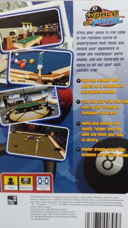 PSP - World of Pool