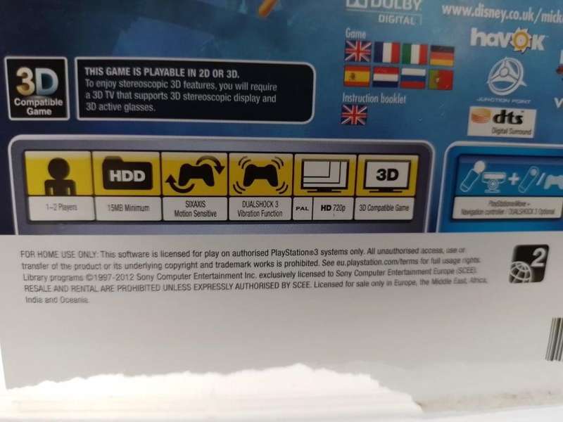 PS3 - Epic Mickey 2 The Power of Two (Playstation Move Features)