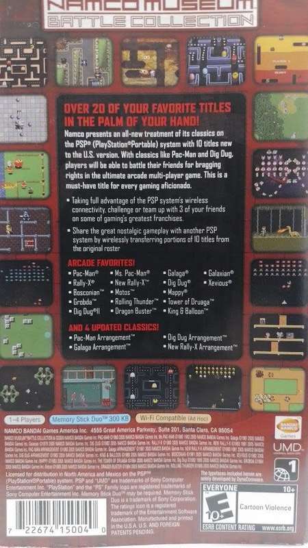 PSP - Namco Battle Collection - Greatest Hits