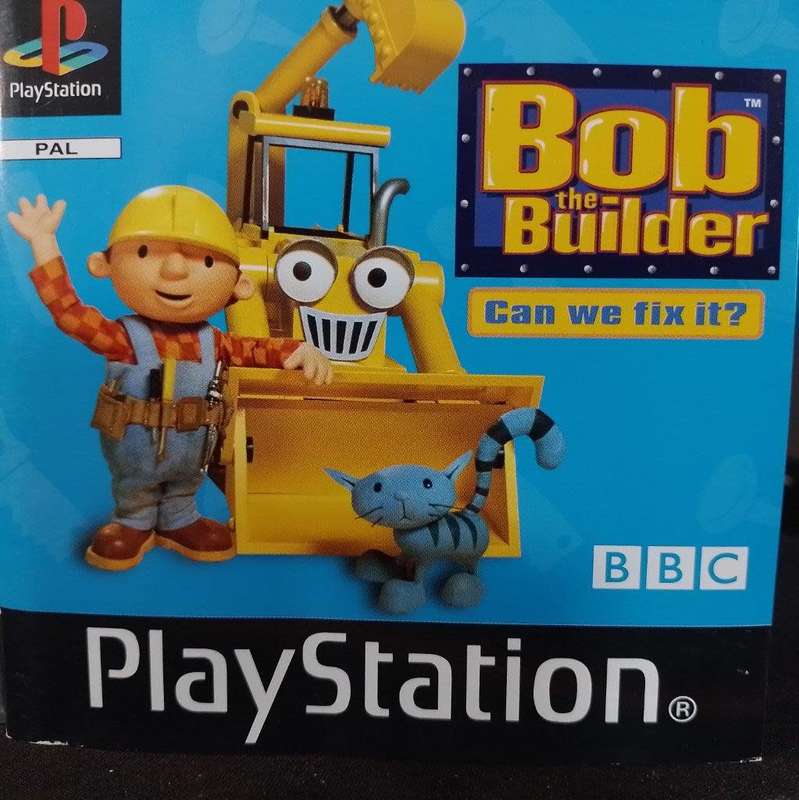 PS1 - Bob The Builder Can We Fix It? (Pal black disc)