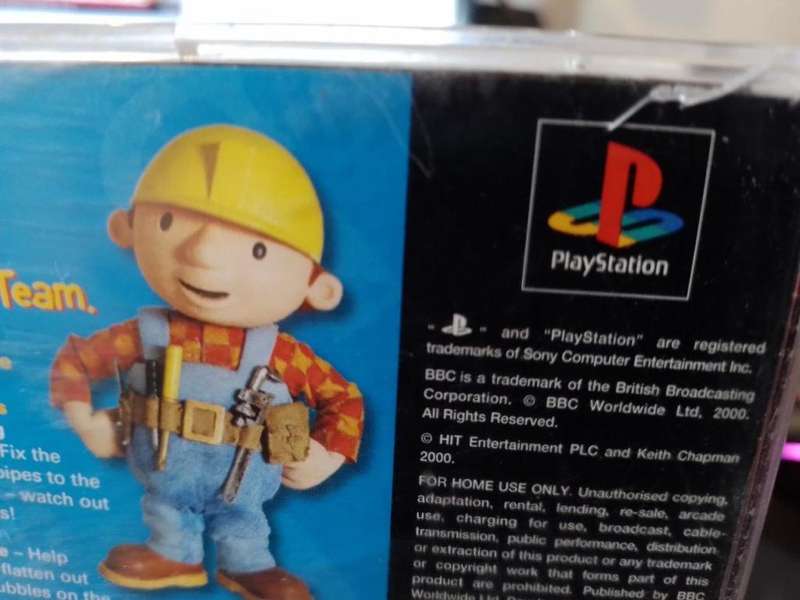 PS1 - Bob The Builder Can We Fix It? (Pal black disc)