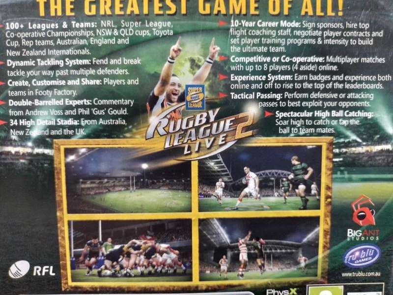 PS3 - Rugby League Live 2