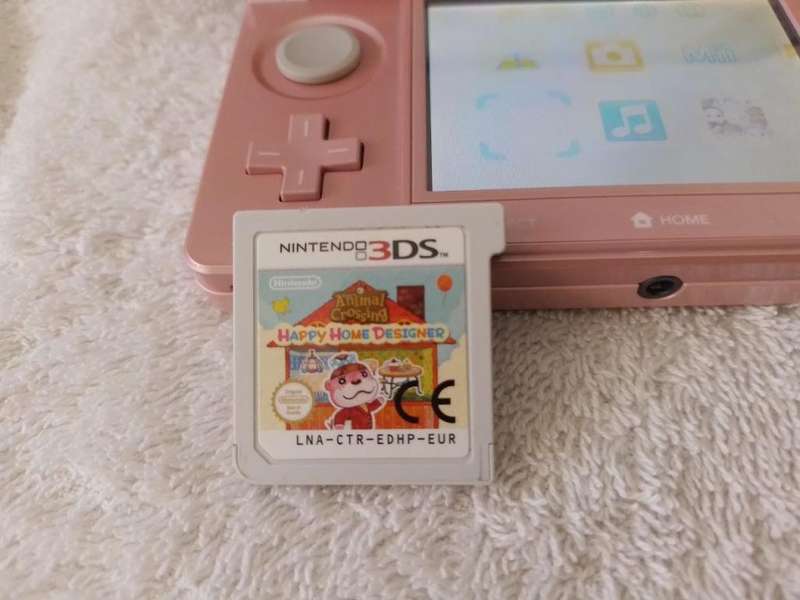 Nintendo 3DS  Stylus, Charger + Animal Crossing cartridge - No Memory Card