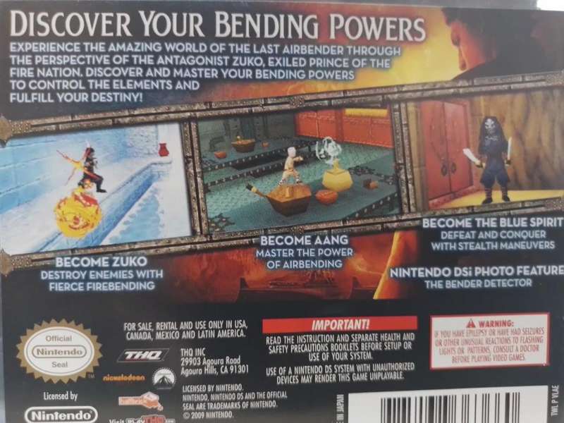 Nintendo DS - The Last Airbender