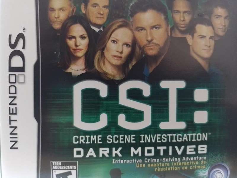 Nintendo DS - CSI Crime Scene Investigation Dark Motives