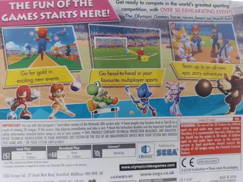 Nintendo 3DS - Mario & Sonic at the London 2012 Olympic Games