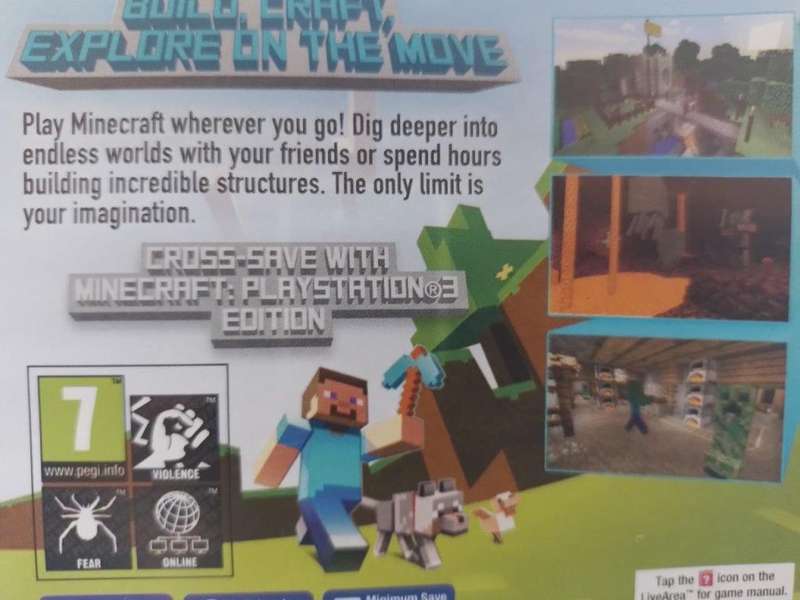 PSVITA - Minecraft Playstation Vita Edition
