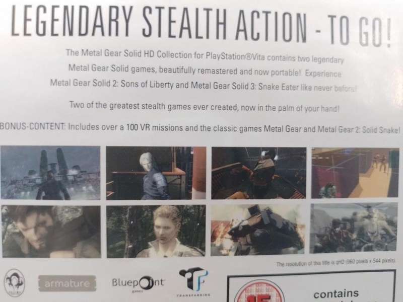 PSVITA - Metal Gear Solid HD Collection