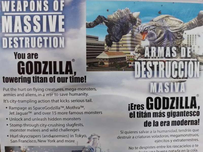 PS2 - Godzilla Save The Earth
