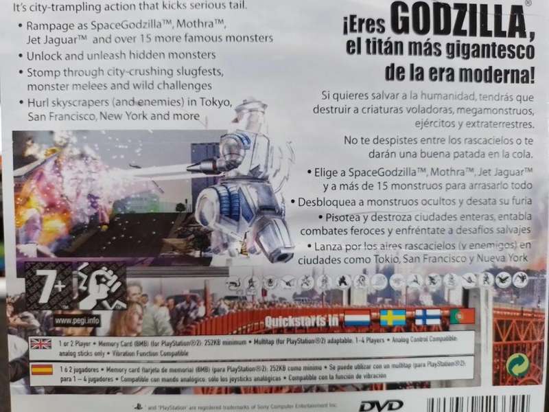 PS2 - Godzilla Save The Earth