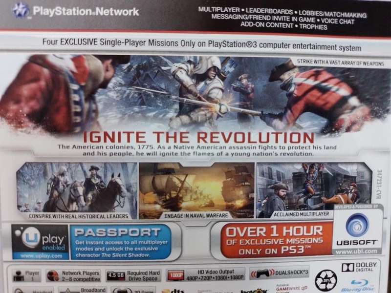 PS3 - Assassins Creed III