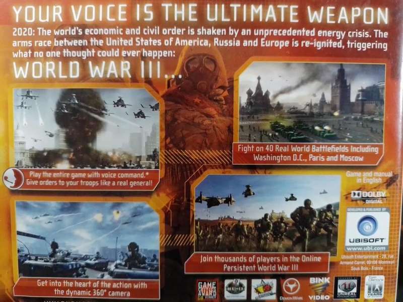 PS3 - Tom Clancy`s End War