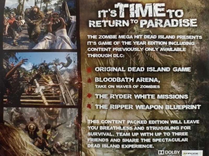PS3 - Dead Island Game Of The Year Edition