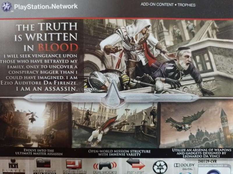 PS3 - Assassins Creed II