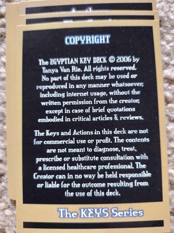 Egyptian The Key Series (NOS)