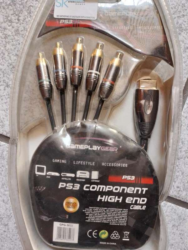 PS3 - Component Cable (Can be used on PS2) (NOS)