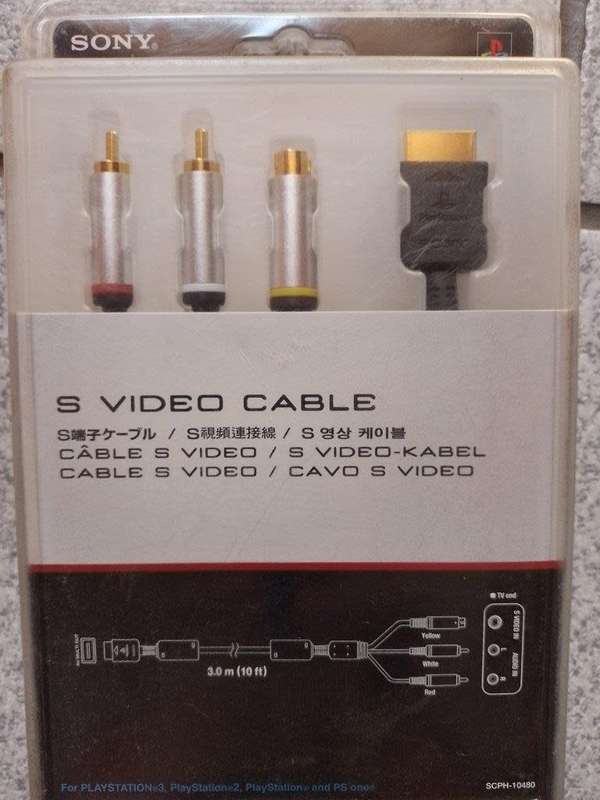 PS2 - Official Sony S Video Cable (NOS)