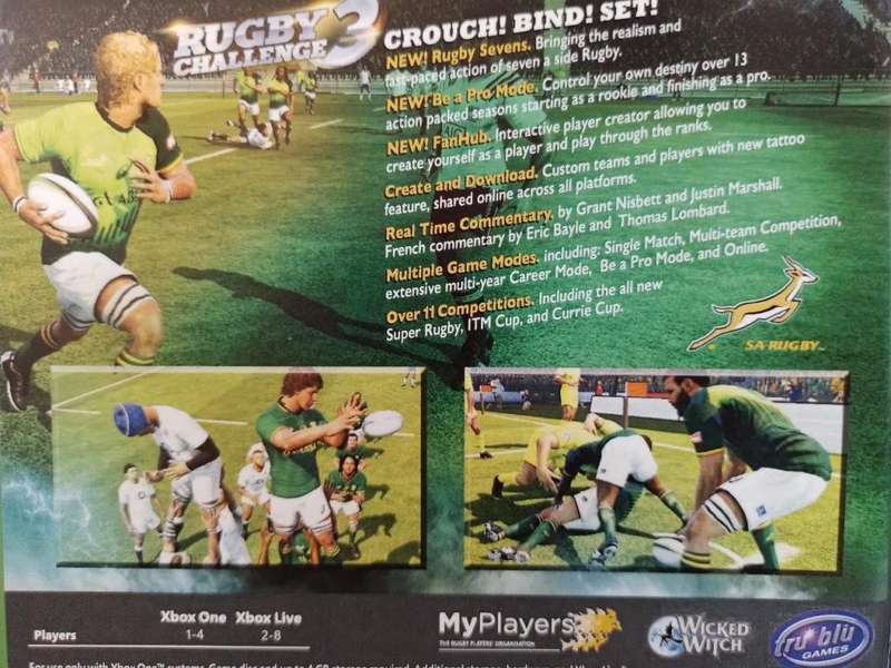 Xbox ONE - Rugby Challenge 3 Springbok Edition