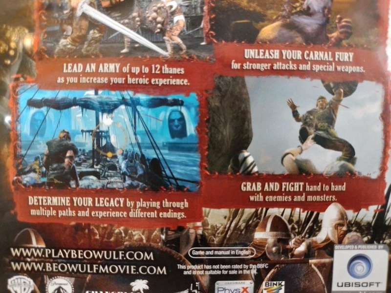 Xbox 360 - Beowulf The Game
