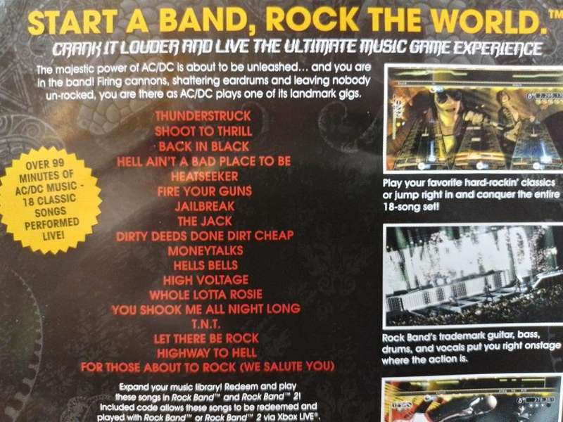 Xbox 360 - AC/DC Live Rockband