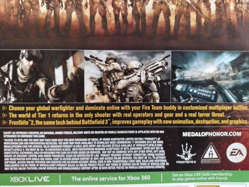 Xbox 360 - Medal of Honor Warfighter Limited Edition