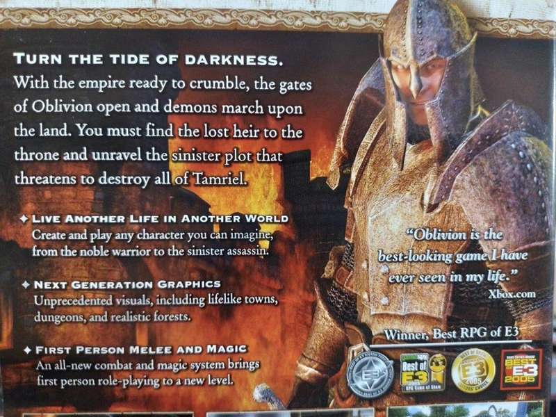 Xbox 360 - The Elder Scrolls IV Oblivion