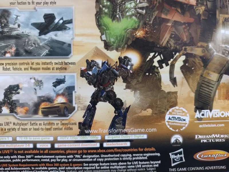 Xbox 360 - Transformers Revenge of the Fallen