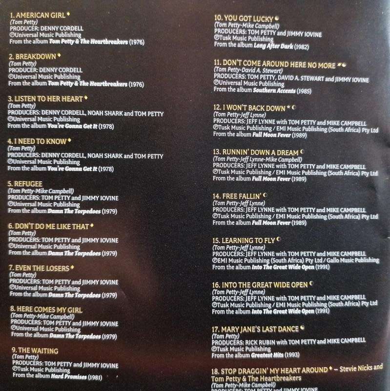 CD - Tom Petty and the Heartbreakers - Greatest Hits