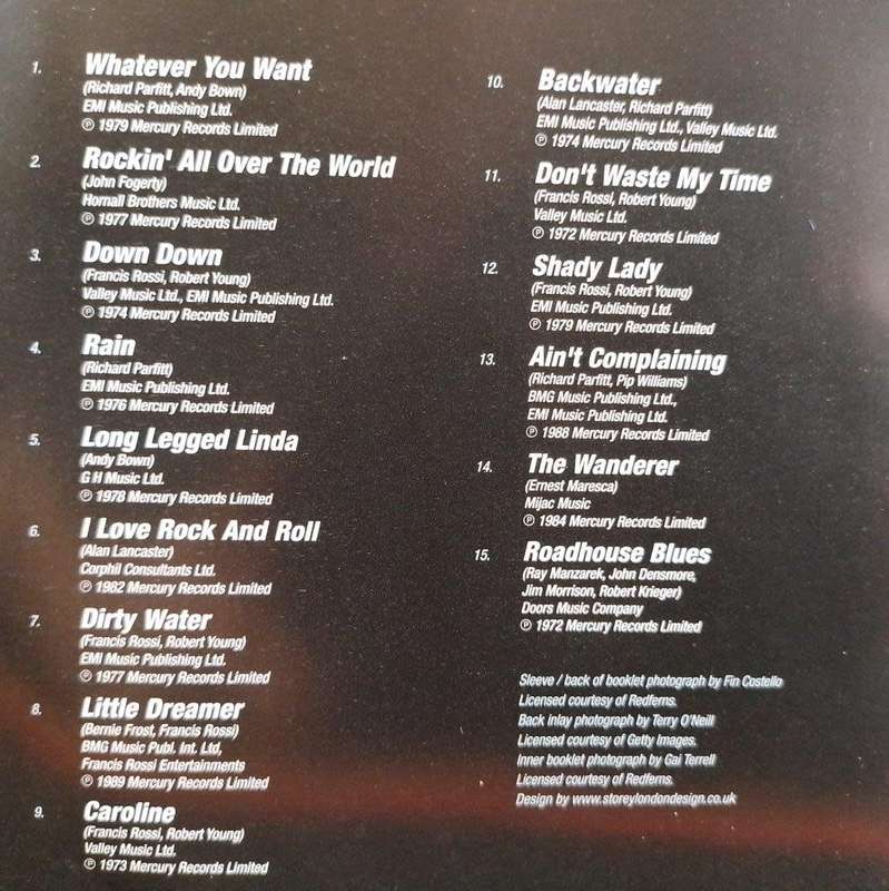 CD - Status Quo - Classic - BUDCD 1333