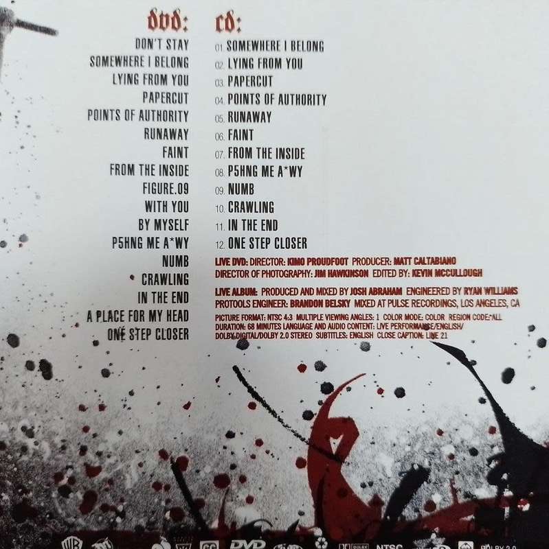 CD - Linkin Park - Live In Texas (cd + dvd) - WBCD 2061