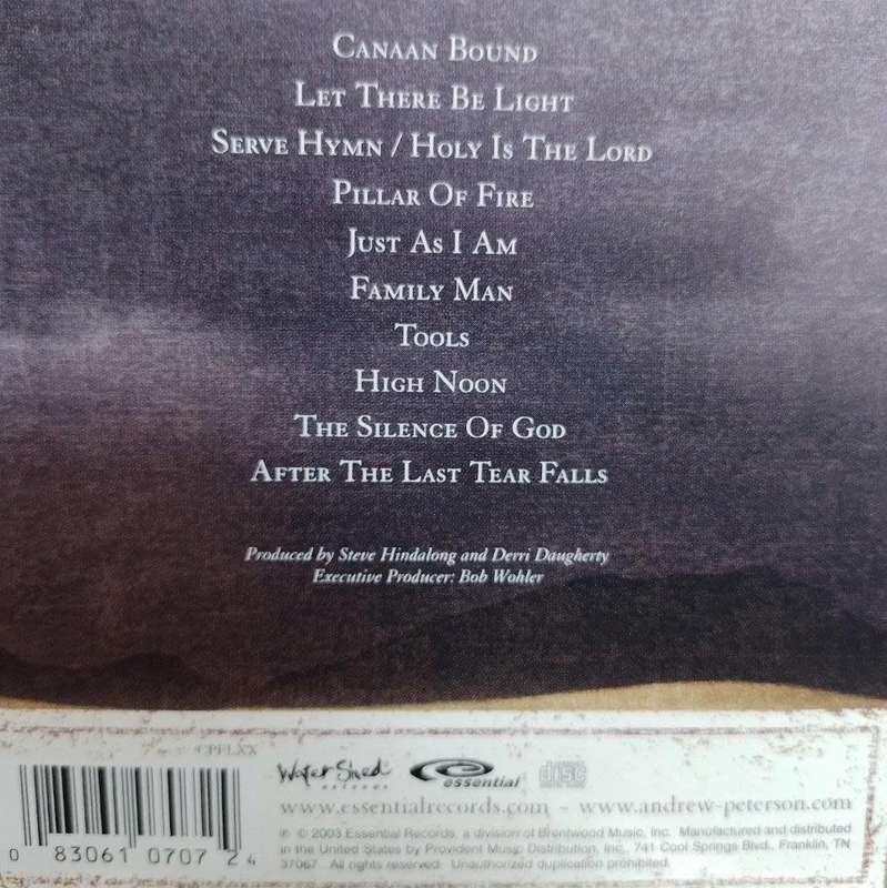 CD - Andrew Peterson -  Love & Thunder - 83061-0707-2