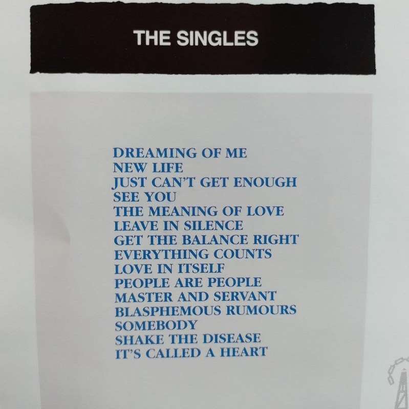CD - Depeche Mode - The Singles 81  85 - 7243 8 46716 2 4