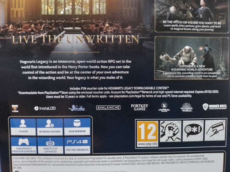 PS4 - Hogwarts Legacy