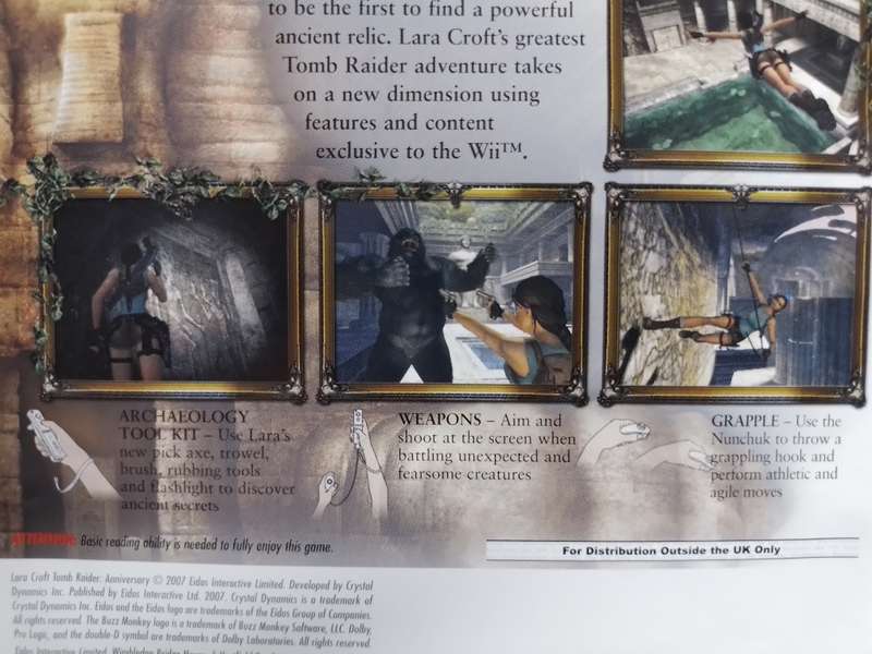 Wii - Lara Croft Tomb Raider Anniversary