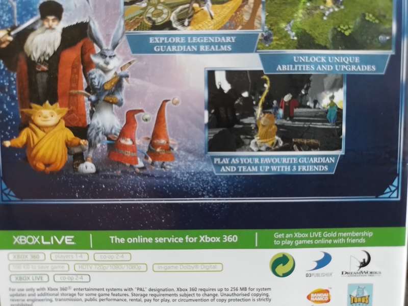 Xbox 360 - Rise of The Guardians