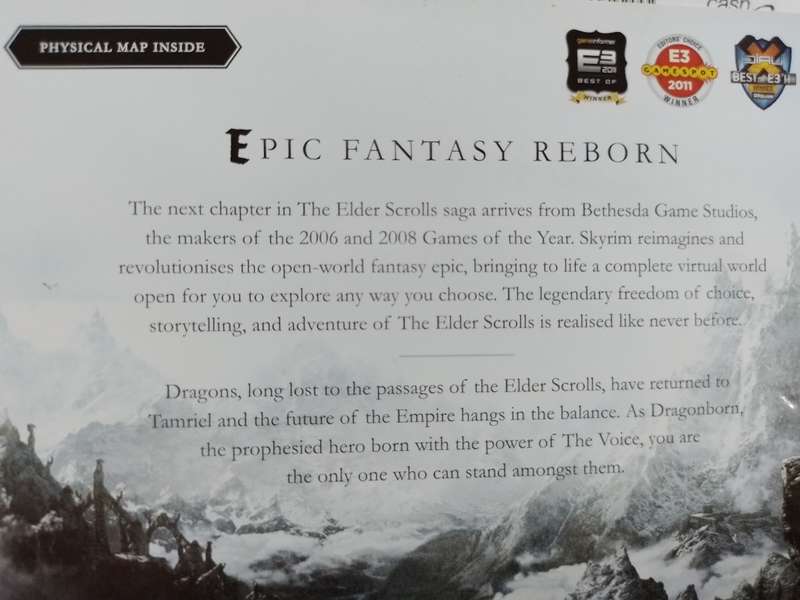 Xbox 360 - The Elder Scrolls V Skyrim