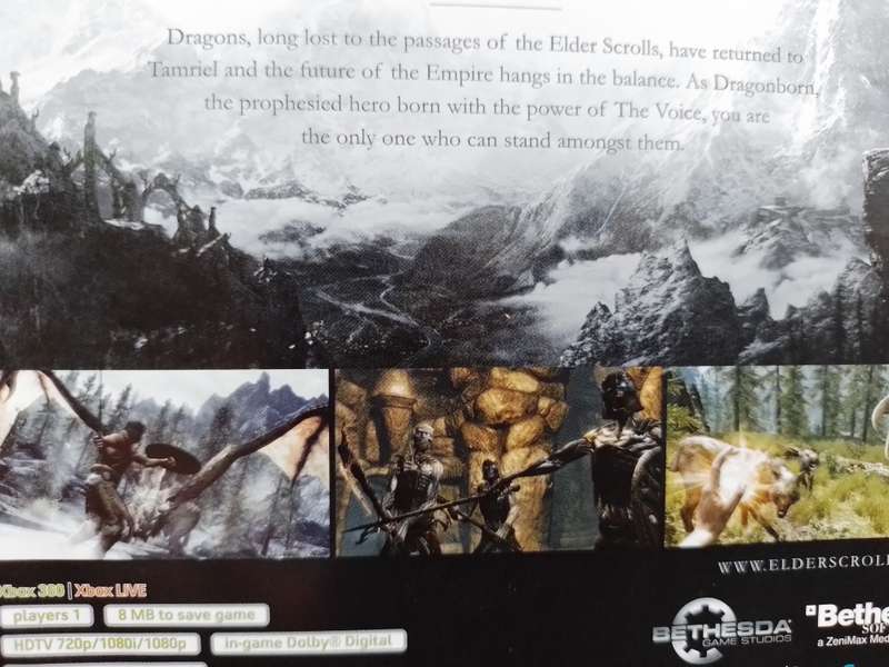 Xbox 360 - The Elder Scrolls V Skyrim