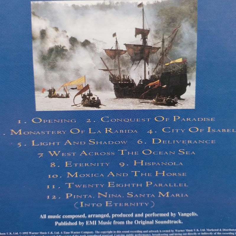 CD - Vangelis 1492  Conquest Of Paradise (Music From The Original Soundtrack)