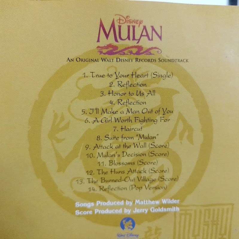 CD - Disney Mulan - An Original Walt Disney Records Soundtrack