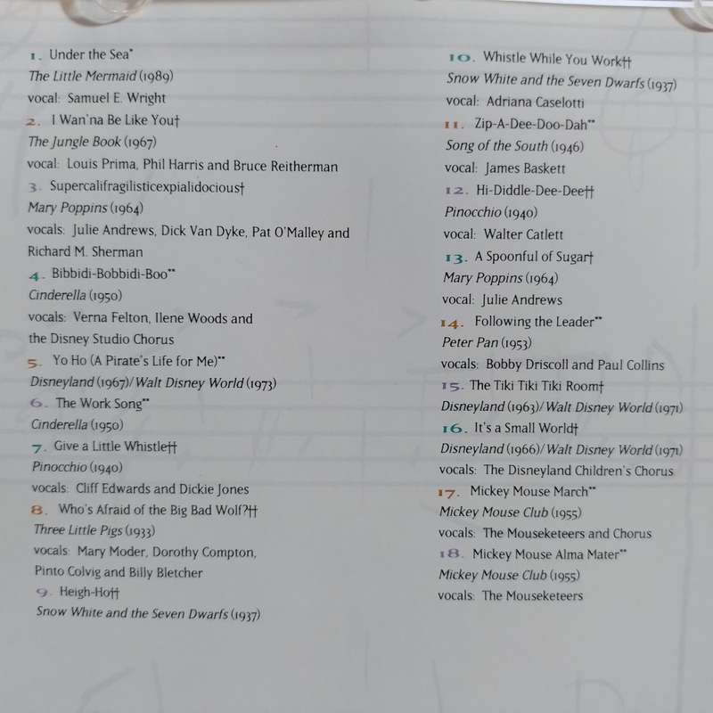 CD - The Disney Collection Vol. No. 1