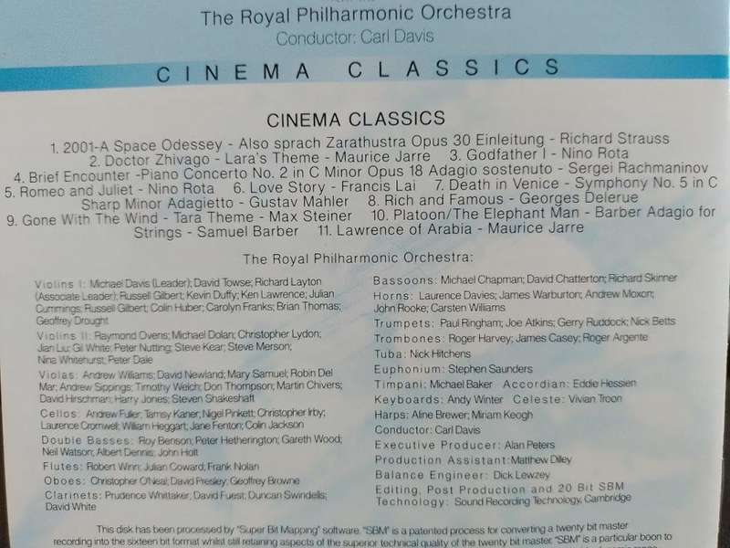 CD - Cinema Classics - The Royal Philharmonic Orchestra