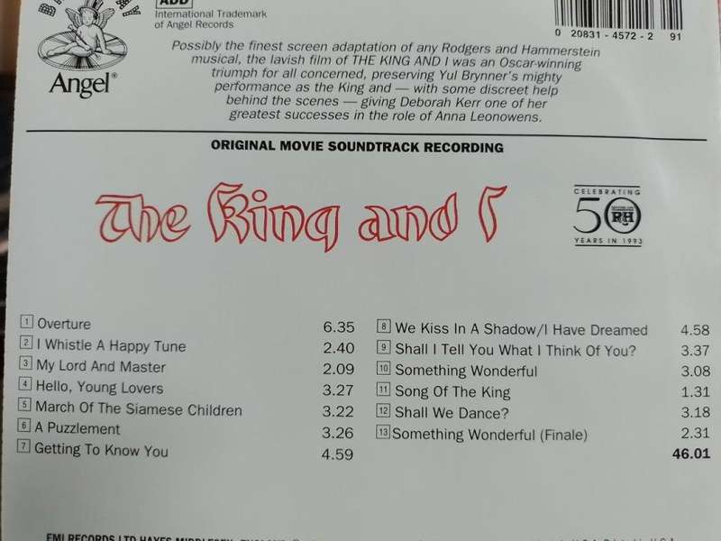 CD - The King And I - Broadway Classics