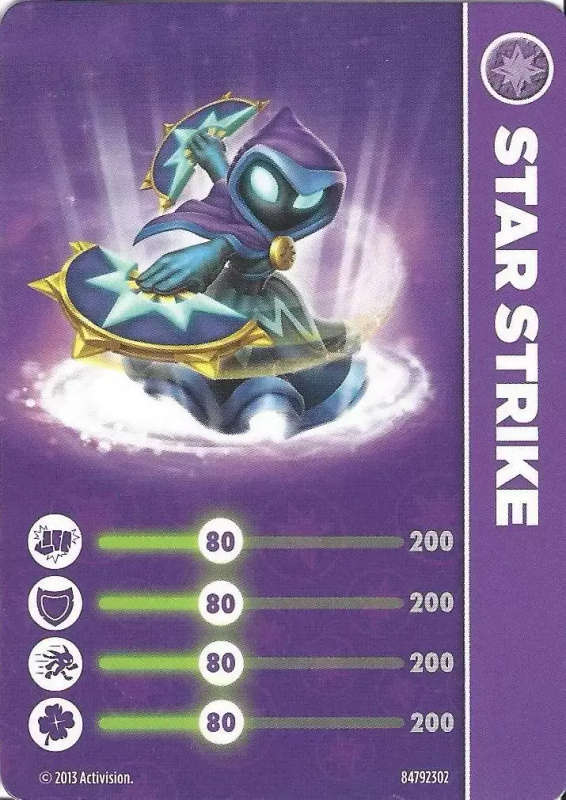 Skylanders Swap Force Star Strike c/w Card